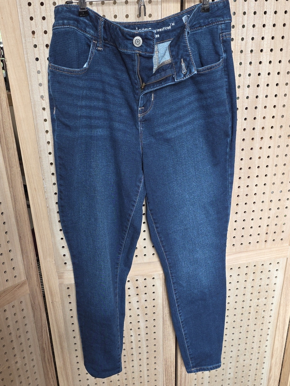 Maurices Dark Blue Skinny Jeans